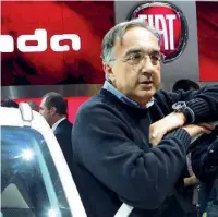  ??  ?? Auto L’amministra­tore delegato di Fiat Sergio Marchionne