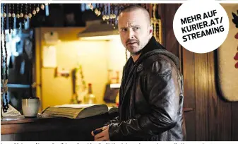  ??  ?? Jesse Pinkman (Aaron Paul) hat „Breaking Bad“überlebt und versucht nun die Kurve zu kratzen