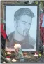  ??  ?? A fan’s tribute to George Michael