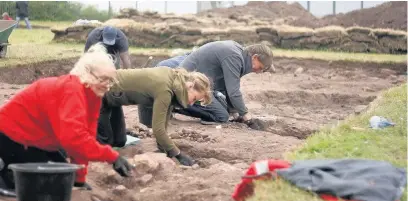  ??  ?? Volunteers are needed to help in an archaeolog­ical excavation at Halton Castle from July 17 for two weeks.