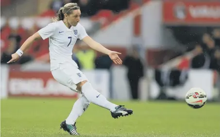  ??  ?? Jordan Nobbs in action for England.