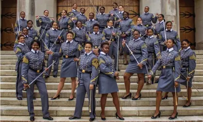  ??  ?? West Point’s 2019 class will include a record number of African American females. Since the first class of women graduated in 1980, there have been 5,000 female cadets. Photograph: Cadet Hallie H Pound/US army