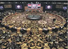  ?? AFP ?? Last year’s Arab League Summit in the Jordanian Dead Sea resort of Sweimeh on March 29