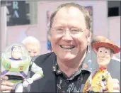  ?? THE ASSOCIATED PRESS ?? John Lasseter, the co-founder of Pixar Animation Studios and the Walt Disney Co.’s animation chief, will step down at the end of the year after acknowledg­ing “missteps” in his behavior with staff members.