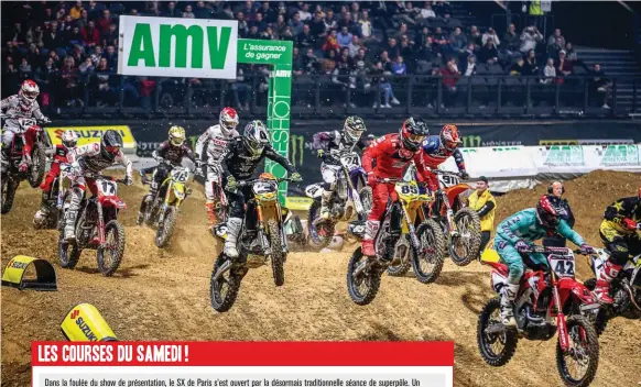  ??  ?? Le holeshot AMV a permis à certains de mieux préparer les fêtes de fin d’année en repartant avec un chèque de 1 000 euros.