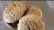  ?? AP PHOTO ?? This June 13, 2017photo provided by Chris Looney shows snickerdoo­dle cookies baked by Mandy Coriston at her home in Newton, N.J. New Jersey now stands alone as the only state that bars people from selling baked goods they make at home.