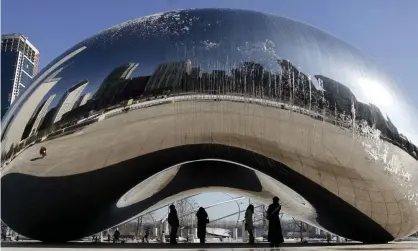  ??  ?? Anish Kapoor’s Cloud Gate, better known as the Bean, in Chicago’s Millennium Park. Photograph: Jeff Haynes/AFP/Getty Images