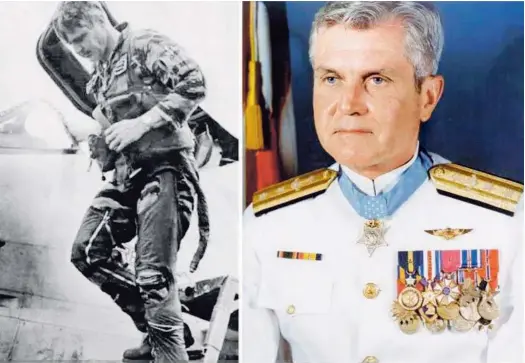  ?? CAPTURA DE PANTALLA ?? El piloto James
Stockdale fue capturado en Vietnam. En sus horas más complicada­s sobrevivió gracias al estoicismo.