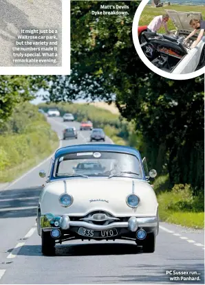  ??  ?? PC Sussex run… with Panhard.