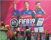  ?? AP ?? Fifa 19 lets you build your dream squad, with players Cristiano Ronaldo and Neymar Jr available to pick