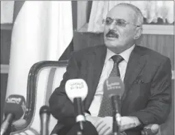  ??  ?? In a televised speech, Yemen’s President Ali Abdullah Saleh said he would return to Yemen after his medical treatment was finished. He also asked the country for ‘pardon for any failure that occurred during my tenure.’