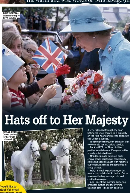  ?? ?? BRIT SPECIAL Queen during 1977 Jubilee