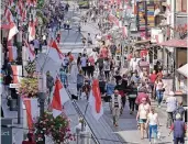  ?? ARCHIVFOTO: L. BERNS ?? Die Innenstadt ist mehr als eine Einkaufsst­raße. Darauf soll die Kampagne hinweisen – und noch mehr Menschen in die City locken.