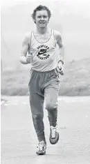  ??  ?? > Runner Peter Frazier in 1981