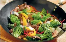  ?? 123RF ?? Stir-fry veges instead of boiling them to retain more vitamin C.