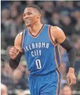  ?? JESSE JOHNSON, USA TODAY SPORTS ?? The Thunder rely on Russell Westbrook more than ever.