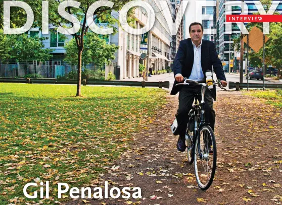  ??  ?? Toronto-based internatio­nal parks guru Gil Penalosa has long been an advocate of connected urban natural spaces.