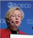  ??  ?? Catherine Mann, chief economist of the OECD