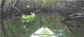  ??  ?? Naia Resort and Spa arranges kayak trips in the lagoon.