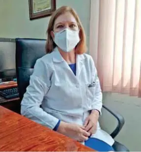  ??  ?? SALUD. Catherine Acurio, directora Médica de la Sociedad de Lucha contra el Cáncer (Solca).