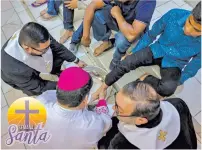  ?? ?? La ceremonia del lavatorio de pies se efectuó celebró anoche en la Catedral de Nuestra Señora de Guadalupe.