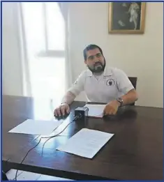  ??  ?? Gerardo Casillas, vocero de la Diócesis de Campeche