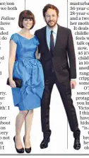  ??  ?? Below: Chris O’Dowd and Dawn O’Porter at the premiere of The
Sapphires in 2012