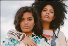  ??  ?? Having been born in Cuba and raised in Paris, France, Ibeyi’s Lisa-kaindé and Naomi Diaz bring a unique global perspectiv­e to the songs they write.