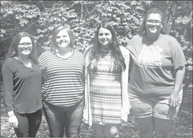  ??  ?? Business Finance/Management ACE Completers: Business Finance/Management ACE Completers at Smackover High School include, from left, Kaitlin Jones, Amber Sweeney, Brycelynn Bailey and Virginia Stephens.