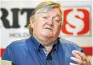  ?? /File picture ?? Outstandin­g: Shoprite’s latest results will be the last with Whitey Basson at the helm. He retired at the end of 2016.