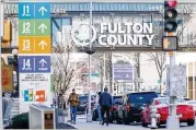  ?? MIGUEL MARTINEZ/AJC 2023 ?? A 2016 assessment found deficienci­es primarily in Fulton’s Justice and Government Center complexes. Bonds were issued to fix those problems.