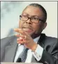  ?? PHOTO: SIMPHIWE MBOKAZI ?? Transnet chief executive Siyabonga Gama highlights problems.