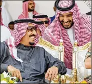  ?? BALKIS PRESS / ABACA PRESS ?? Saudi King Salman bin Abdulaziz Al Saud (left) is the father of Crown Prince Mohammed bin Salman (right), who heads a new Saudi anti-corruption body that has detained more than 200.