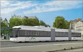  ??  ?? Les nouveaux bus mesureront 24 m de long et proposeron­t 150 places.