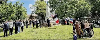  ?? - Crédits : MLM ?? Beaucoup de monde pour cette belle commémorat­ion du 8 mai