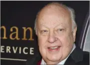  ??  ?? Roger Ailes attends a special screening of “Kingsman: The Secret Service” in New York. The death of the Fox News founder has left questions about how it could impact the backlog of lawsuits accusing his network of sexual harassment and racial...