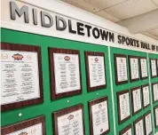  ?? Paul Augeri/For Hearst Connecticu­t Media ?? The Middletown Sports Hall of Fame will welcome 13 new members in 2023.