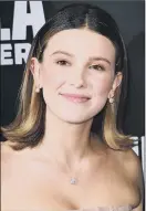  ??  ?? Millie Bobby Brown See Question 6