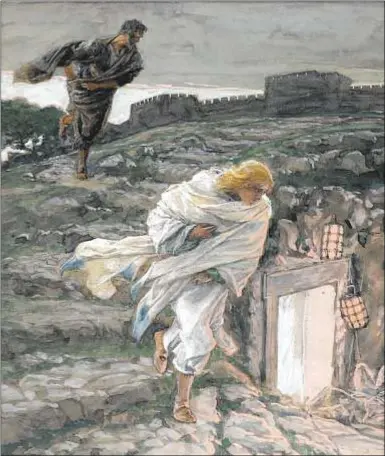  ??  ?? San Pedro y San Juan corren hacia el sepulcro. James Tissot. Museo de Brooklyn, (Nueva York)