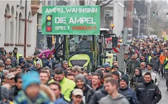  ?? DPA ?? Ab heute demonstrie­ren die Bauern in Deutschlan­d.