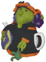  ??  ?? Halloween or not, this cosy is a tea time treat to get out of the drawer.