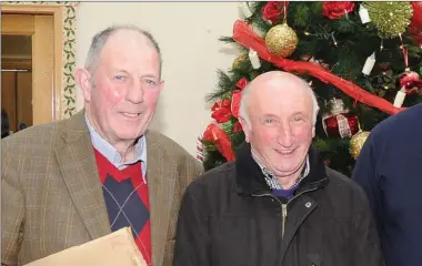  ??  ?? Mick Lyons Araglin,Patsy O Mahoney Kilworth,T J Rea Ballygibli­n, Kieran McGann Castlelyon­s at the Cork