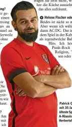  ?? Foto: FuPa ?? Patrick Qorolli ist mit 35 Jahren der älteste Spieler beim A-Klassisten TSV Herbertsho­fen.