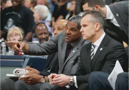  ?? AP ?? Maurice Cheeks (left) was an assistant under new Bulls coach Billy Donovan with the Thunder for the last five seasons.