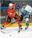  ?? Foto: Wild ?? Ein packendes Duell lieferten sich der ESVK und Bietigheim.