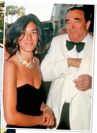  ??  ?? THEORY:
Ghislaine Maxwell with her father Robert, who died in 1991