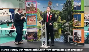  ?? ?? Martin Murphy won Monkseaton South from Tory leader Sean Brockbank
