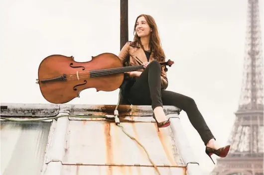  ?? BACH FESTIVAL SOCIETY/COURTESY ?? Acclaimed cellist Camille Thomas will visit Winter Park as a guest of the Bach Festival Society in April 2024.