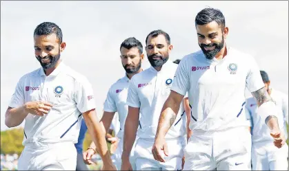  ?? GETTY IMAGES ?? ■
Byju’s, the Indian cricket team’s official sponsor, has several internatio­nal investors, including Tencent, a Chinese multinatio­nal conglomera­te holding company.