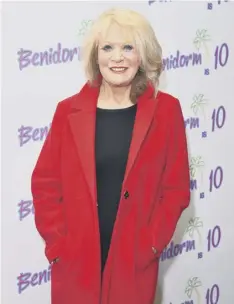  ??  ?? 0 Sherrie Hewson, who plays hotel manager Joyce in Benidorm